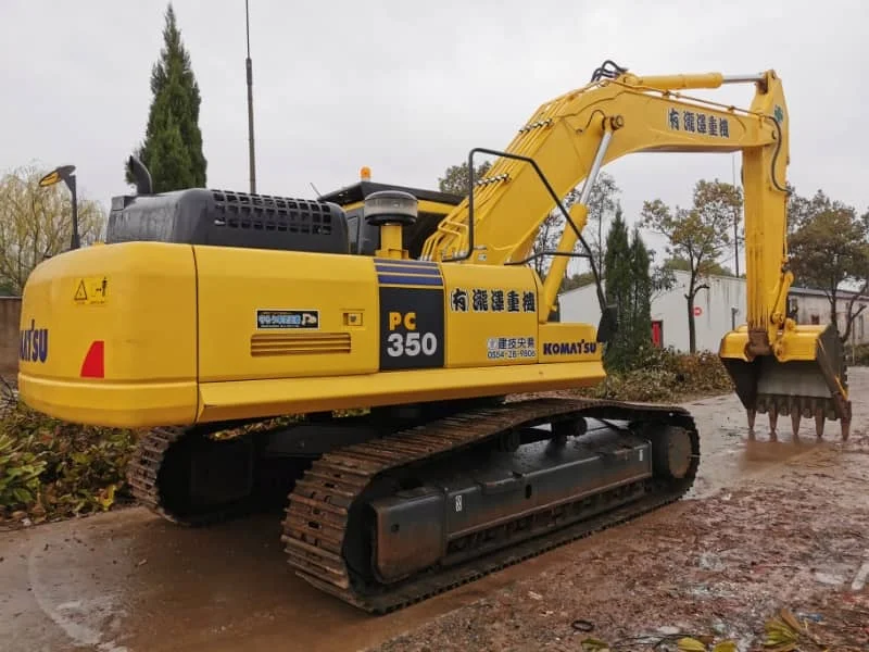 Used Komatsu PC350 35T Excavator – Original Construction Machinery in Good Condition