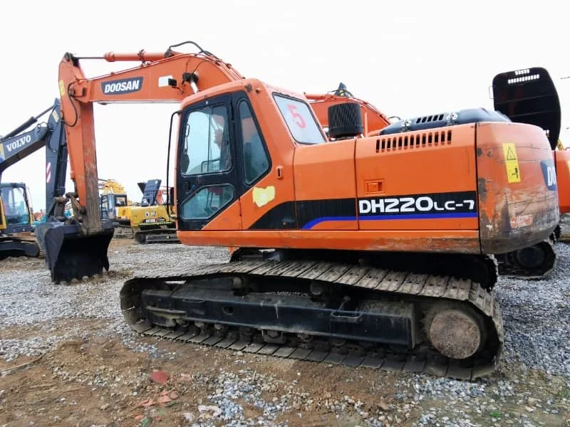 High-Quality Used Doosan DH220 Excavators for Sale at Great Prices