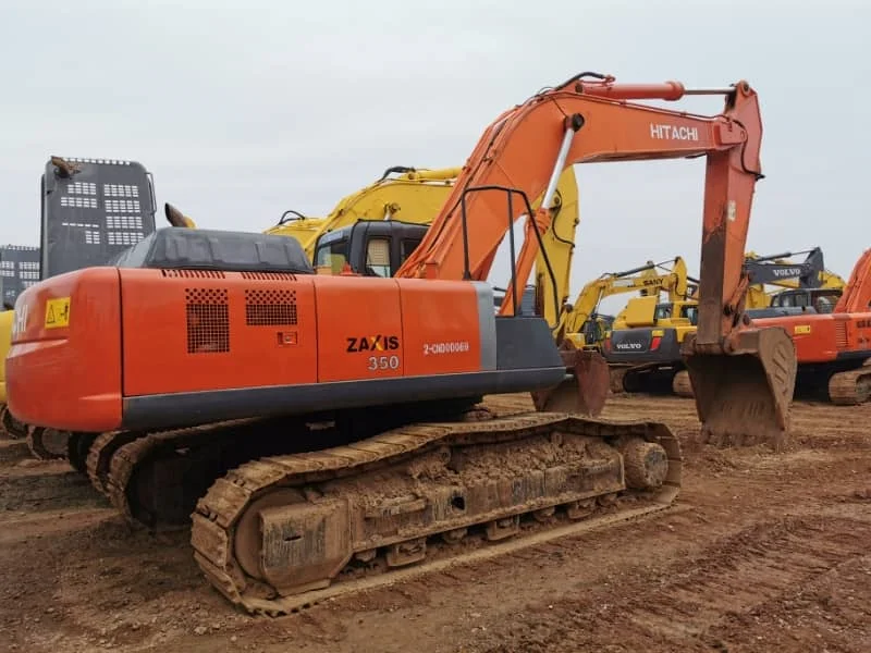 35t Used Hitachi ZX350 Crawler Excavator with Blade – Affordable Price