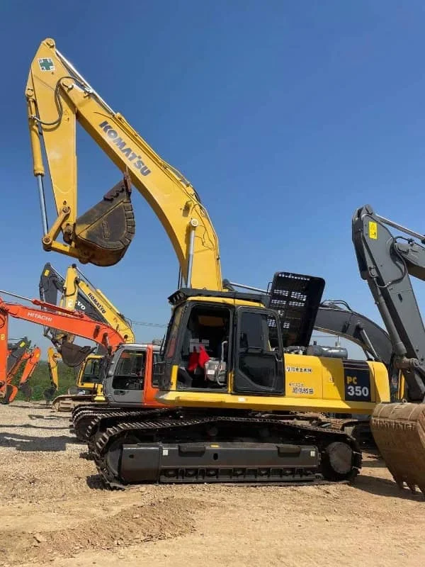 Excavadora de cadenas Komatsu PC350 de segunda mano de alta calidad con entrega rápida