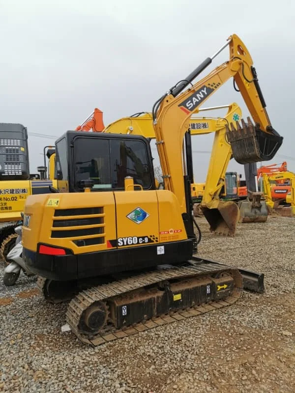 Hochwertiger 95% Neuer Sany SY60C Raupenbagger zu verkaufen