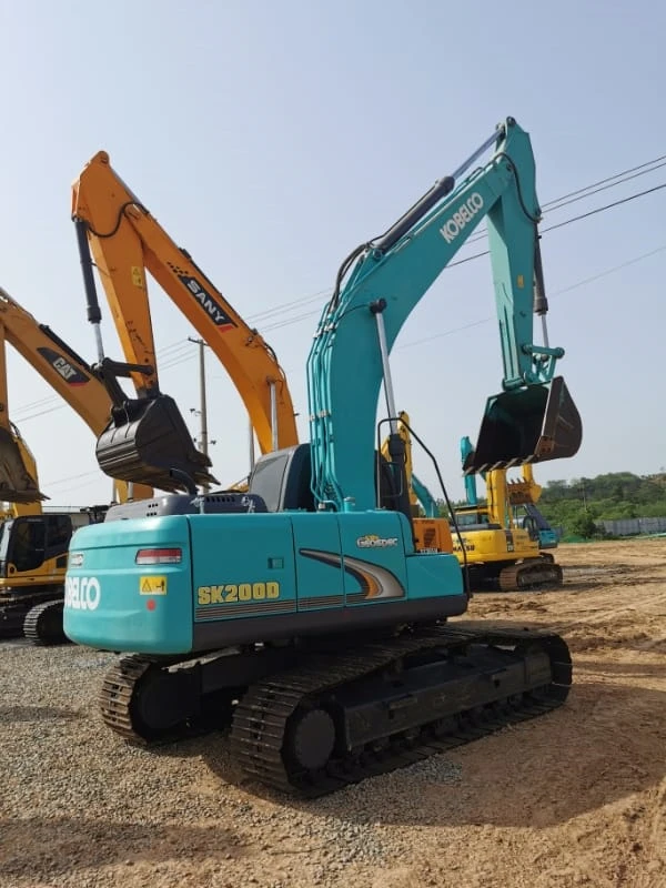 Buy 2022 KOBELCO SK200 Used Crawler Excavator for Sale – Second Hand Earthwork Machinery