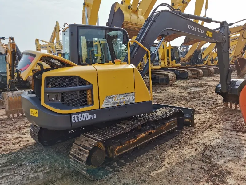 Top-Zustand 95% Neuer gebrauchter Volvo EC80 Minibagger zu verkaufen