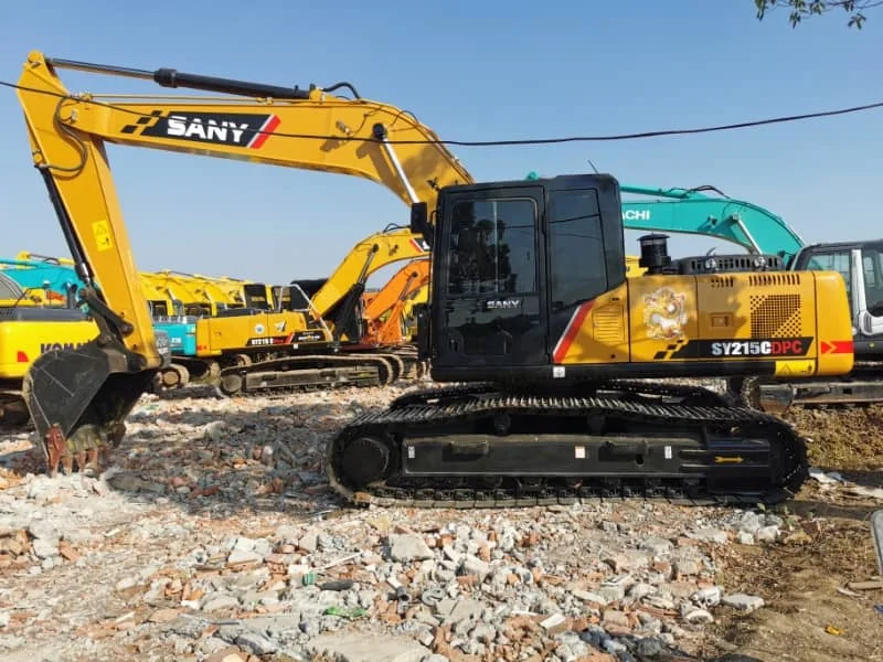 High-Quality 95% New Sany 215 Crawler Excavator for Sale