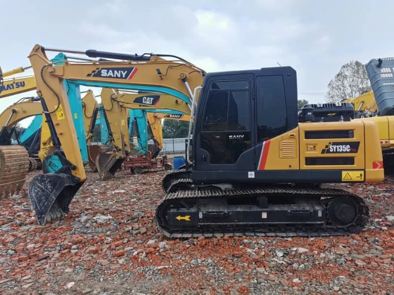 Top Condition Used Sany SY135C Crawler Excavator (95% New)