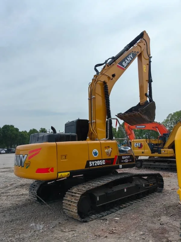 High-Quality Pre-Owned Sany SY205C Crawler Excavator in Excellent Condition