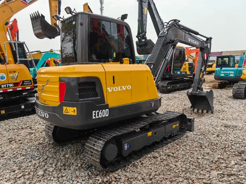 Miniexcavadora Volvo EC60D usada de alta calidad en excelentes condiciones