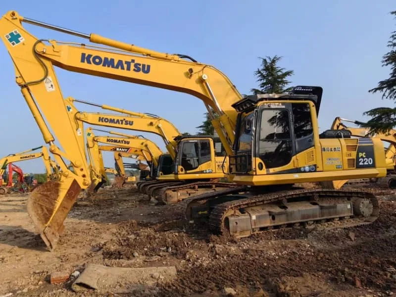 Reliable Used Komatsu PC220 Excavator for Sale – High-Quality Second-Hand Hydraulic Excavator