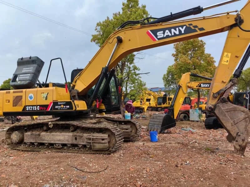 High-Quality Sany SY215C Used Crawler Excavator – 95% New Condition