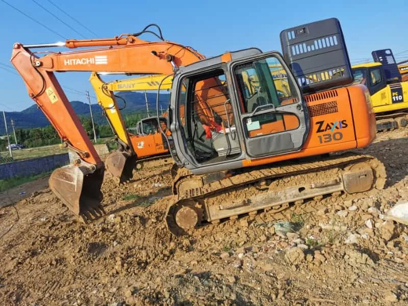 Used 13ton Hitachi ZX130 Crawler Excavator for Sale – Reliable Construction Equipment