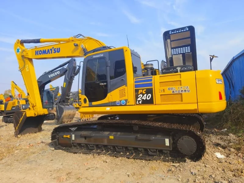 Excavadora hidráulica Komatsu PC240 usada con garantía de calidad original
