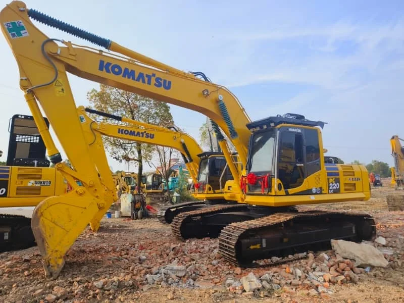 Gebrauchter Komatsu PC220 Bagger zu verkaufen | 22 Tonnen Hydraulikbagger