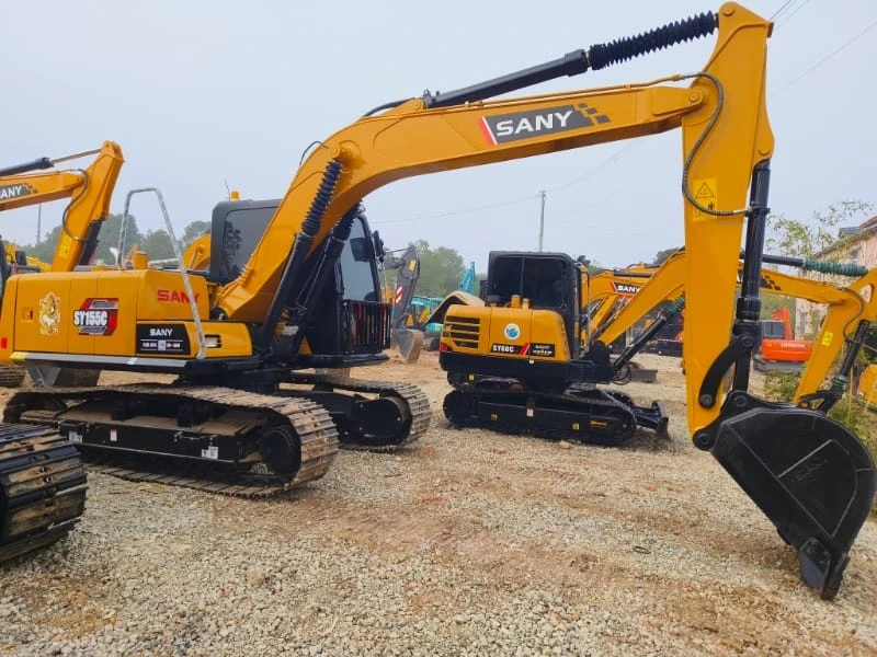 For Sale: Pre-owned Sany SY155C Crawler Excavator in Excellent Condition