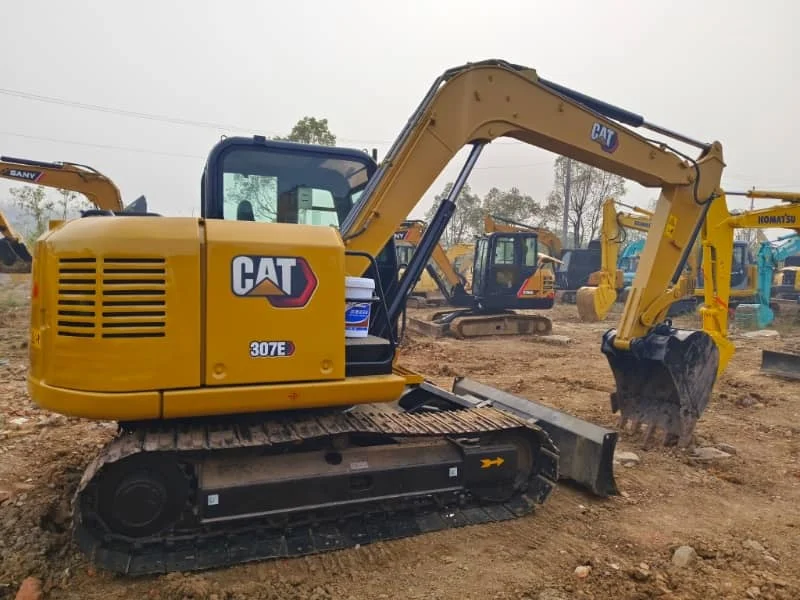 Affordable 2022 Caterpillar 307 7-Ton Used Hydraulic Excavator with Versatile Features