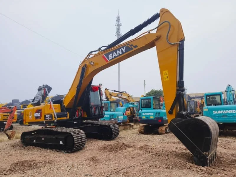 95% New Sany 215 Crawler Excavator for Sale – Excellent Condition