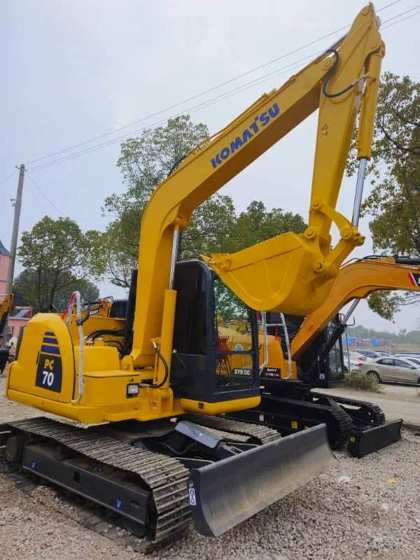 Second-Hand Komatsu PC70 Compact Hydraulic Excavator for Sale