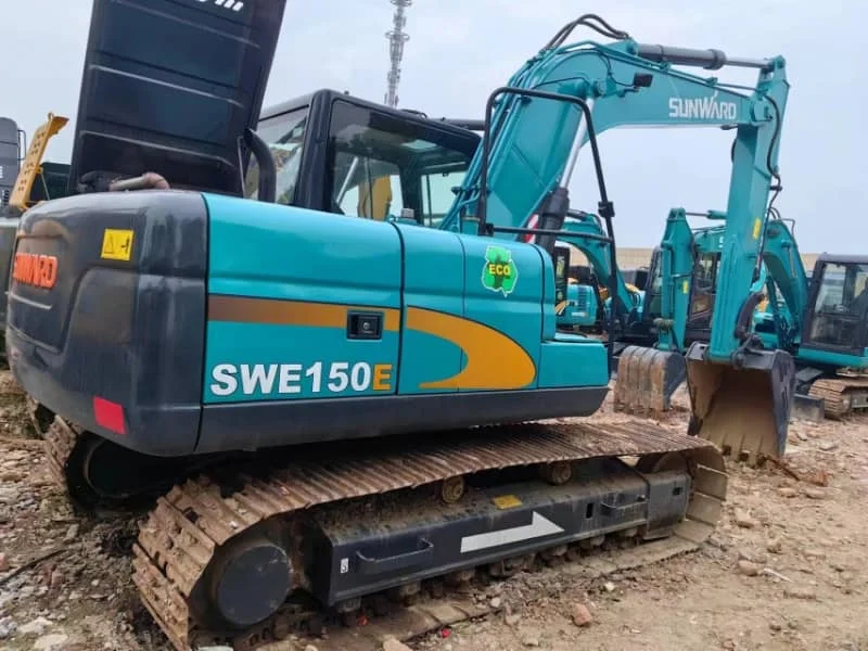 High-Quality 95% New Sunward 150E Crawler Excavator Available for Sale