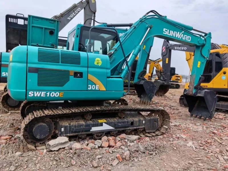 High-Quality 95% New Sunward 100E Crawler Excavator for Sale